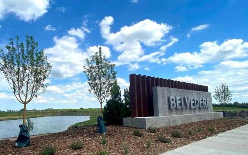 450-65 Belvedere Point Se, Calgary, AB - Outdoor With Body Of Water With View