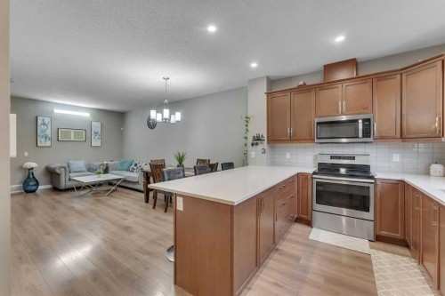 26 Corner Meadows Common Ne, Calgary, AB - Indoor Photo Showing Kitchen With Stainless Steel Kitchen