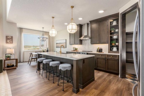53 Royston Grove Nw, Calgary, AB - Indoor Photo Showing Kitchen With Upgraded Kitchen