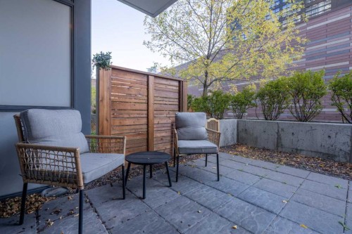 303-550 Riverfront Avenue Se, Calgary, AB - Outdoor With Deck Patio Veranda With Exterior