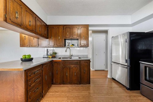1048 39 Avenue Nw, Calgary, AB - Indoor Photo Showing Kitchen With Double Sink