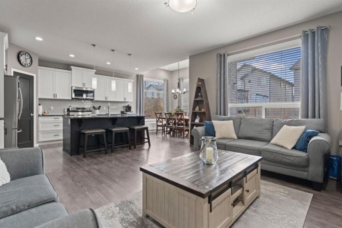 110 Brightonwoods Green Se, Calgary, AB - Indoor Photo Showing Living Room