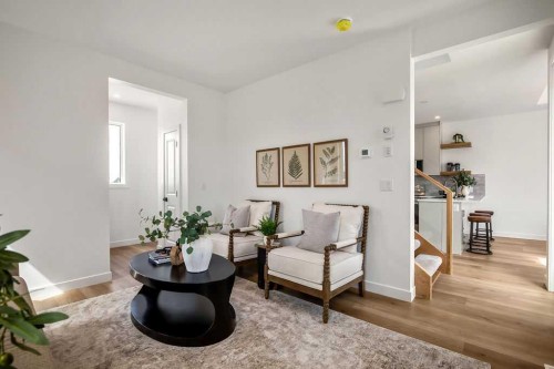 642 Cottageclub Bend, Rural Rocky View County, AB - Indoor Photo Showing Living Room