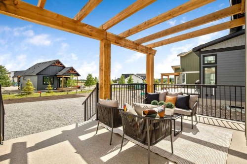 642 Cottageclub Bend, Rural Rocky View County, AB - Outdoor With Deck Patio Veranda With Exterior