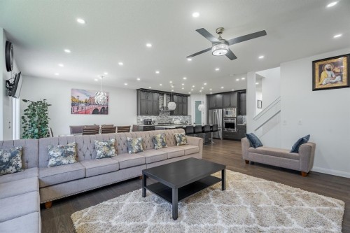 248 Sandpiper Boulevard, Chestermere, AB - Indoor Photo Showing Living Room