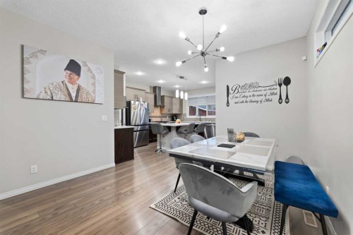131 Redstone Boulevard Ne, Calgary, AB - Indoor Photo Showing Dining Room