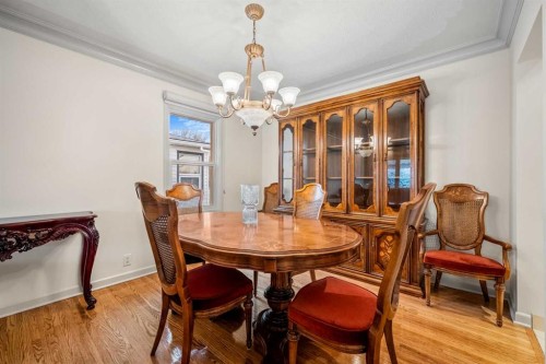 1228 Richland Road Ne, Calgary, AB - Indoor Photo Showing Dining Room
