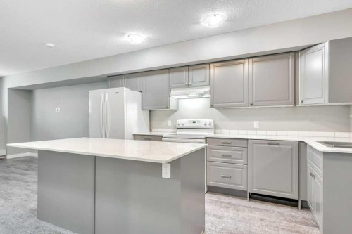 12-606 Lakeside Boulevard, Strathmore, AB - Indoor Photo Showing Kitchen