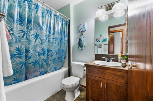 100 Hillcrest Boulevard, Strathmore, AB - Indoor Photo Showing Bathroom