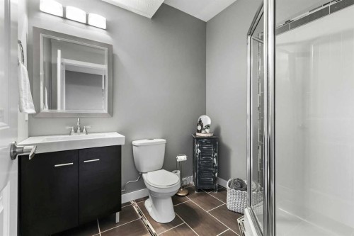 100 Hillcrest Boulevard, Strathmore, AB - Indoor Photo Showing Bathroom