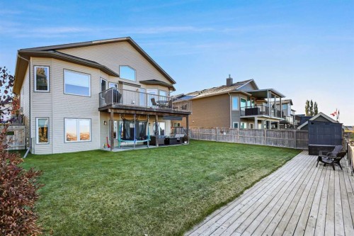 100 Hillcrest Boulevard, Strathmore, AB - Outdoor With Deck Patio Veranda With Exterior