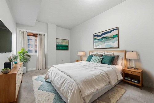 402-820 15 Avenue Sw, Calgary, AB - Indoor Photo Showing Bedroom