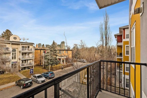 311-208 Holy Cross Lane Sw, Calgary, AB - Outdoor With Balcony
