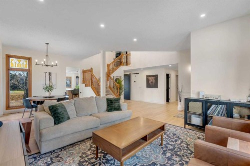42 Douglas Woods Way Se, Calgary, AB - Indoor Photo Showing Living Room
