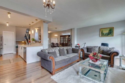 228 Sage Bluff Drive Nw, Calgary, AB - Indoor Photo Showing Living Room