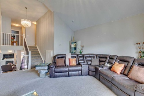 228 Sage Bluff Drive Nw, Calgary, AB - Indoor Photo Showing Living Room