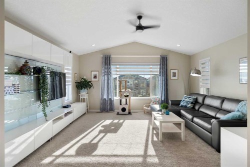 159 Panatella View Nw, Calgary, AB - Indoor Photo Showing Living Room