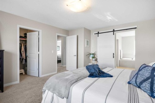 159 Panatella View Nw, Calgary, AB - Indoor Photo Showing Bedroom