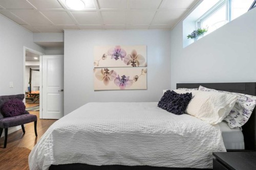 159 Panatella View Nw, Calgary, AB - Indoor Photo Showing Bedroom