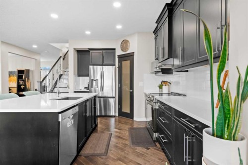 159 Panatella View Nw, Calgary, AB - Indoor Photo Showing Kitchen With Upgraded Kitchen