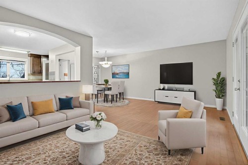 5020 Nemiskam Road Nw, Calgary, AB - Indoor Photo Showing Living Room