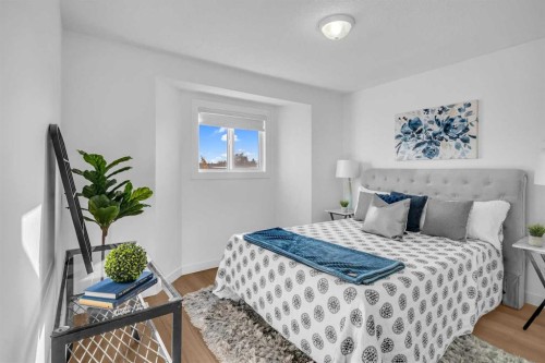 57 Martinview Crescent Ne, Calgary, AB - Indoor Photo Showing Bedroom