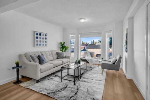 57 Martinview Crescent Ne, Calgary, AB - Indoor Photo Showing Living Room