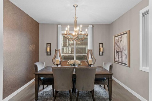 134 Cornerstone Circle Ne, Calgary, AB - Indoor Photo Showing Dining Room