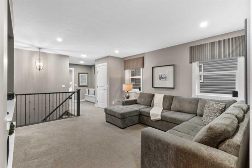 134 Cornerstone Circle Ne, Calgary, AB - Indoor Photo Showing Living Room