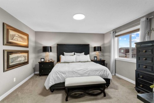 134 Cornerstone Circle Ne, Calgary, AB - Indoor Photo Showing Bedroom