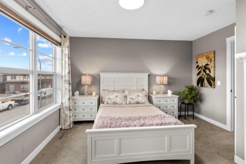 134 Cornerstone Circle Ne, Calgary, AB - Indoor Photo Showing Bedroom