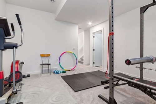 5016 17 Street Sw, Calgary, AB - Indoor Photo Showing Gym Room