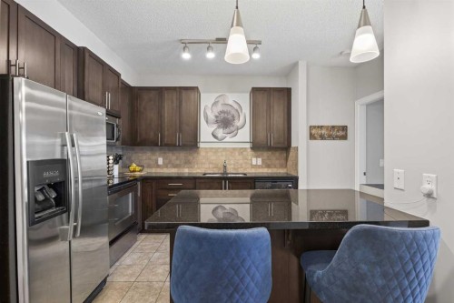 419-88 Arbour Lake Road Nw, Calgary, AB - Indoor Photo Showing Kitchen With Upgraded Kitchen