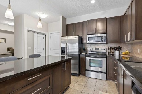 419-88 Arbour Lake Road Nw, Calgary, AB - Indoor Photo Showing Kitchen With Stainless Steel Kitchen With Upgraded Kitchen