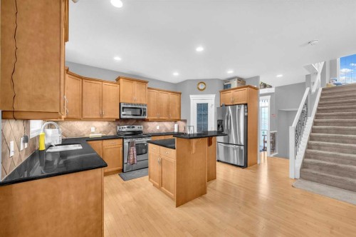 13112 Coventry Hills Way Ne, Calgary, AB - Indoor Photo Showing Kitchen With Stainless Steel Kitchen