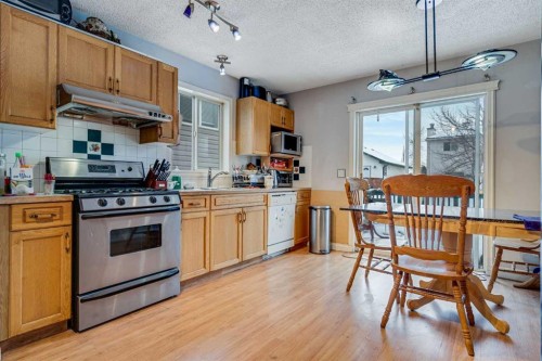 215 Appleglen Park Se, Calgary, AB - Indoor Photo Showing Kitchen With Double Sink
