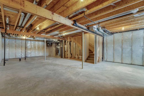108 Creekview Manor Sw, Calgary, AB - Indoor Photo Showing Basement