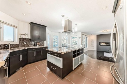 1396 Shawnee Road Sw, Calgary, AB - Indoor Photo Showing Kitchen With Double Sink With Upgraded Kitchen