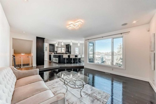 1396 Shawnee Road Sw, Calgary, AB - Indoor Photo Showing Living Room