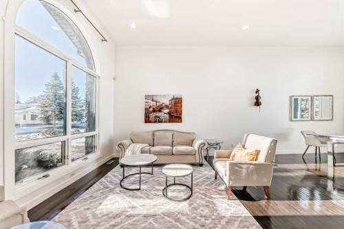 1396 Shawnee Road Sw, Calgary, AB - Indoor Photo Showing Living Room