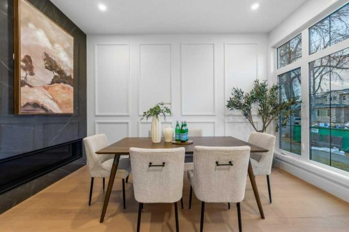321 18 Avenue Nw, Calgary, AB - Indoor Photo Showing Dining Room