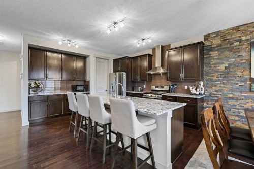 20 Walden View Se, Calgary, AB - Indoor Photo Showing Kitchen With Stainless Steel Kitchen With Upgraded Kitchen