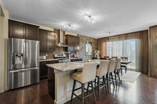 20 Walden View Se, Calgary, AB - Indoor Photo Showing Kitchen With Stainless Steel Kitchen With Upgraded Kitchen