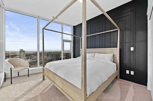 4104-530 3Rd Street Se, Calgary, AB - Indoor Photo Showing Bedroom