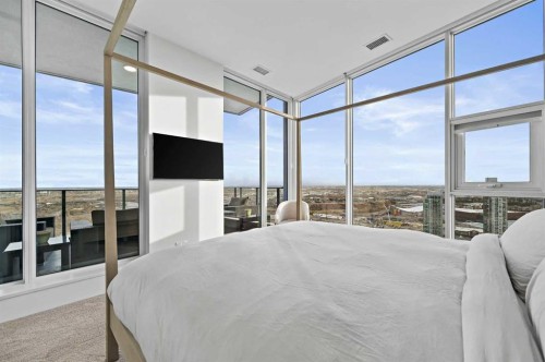 4104-530 3Rd Street Se, Calgary, AB - Indoor Photo Showing Bedroom