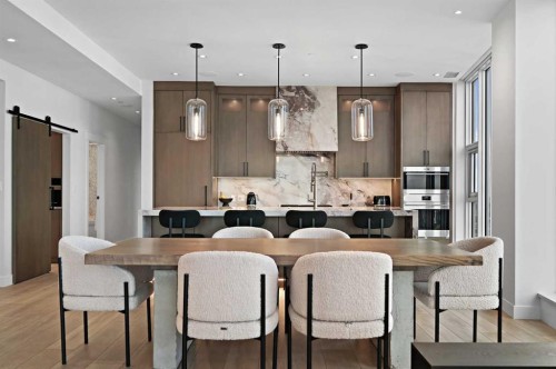 4104-530 3Rd Street Se, Calgary, AB - Indoor Photo Showing Dining Room