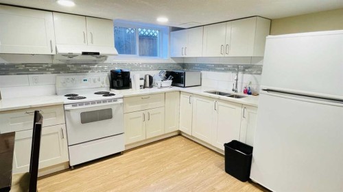 20 Bermuda Road Nw, Calgary, AB - Indoor Photo Showing Kitchen With Double Sink