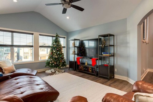 308 Rainbow Falls Way, Chestermere, AB - Indoor Photo Showing Living Room