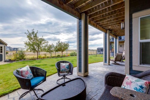 308 Rainbow Falls Way, Chestermere, AB - Outdoor With Deck Patio Veranda With Exterior