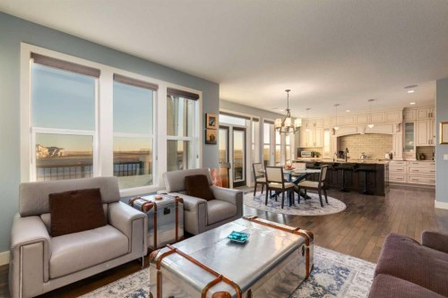 308 Rainbow Falls Way, Chestermere, AB - Indoor Photo Showing Living Room